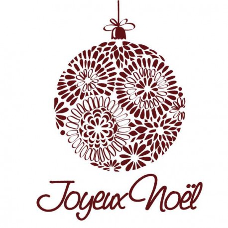 Tampon Boule Joyeux Noel